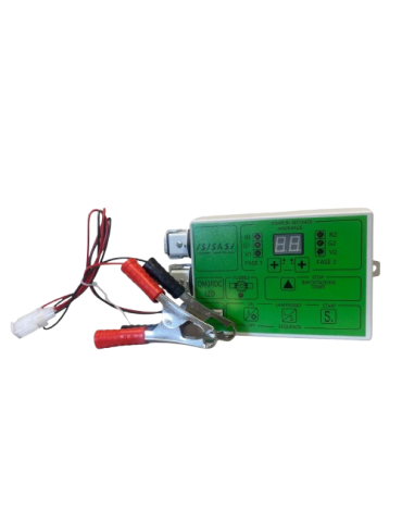 Unité de commande de remplacement pour un feu de circulation mobile pour chantier de construction à LED sans fil 2