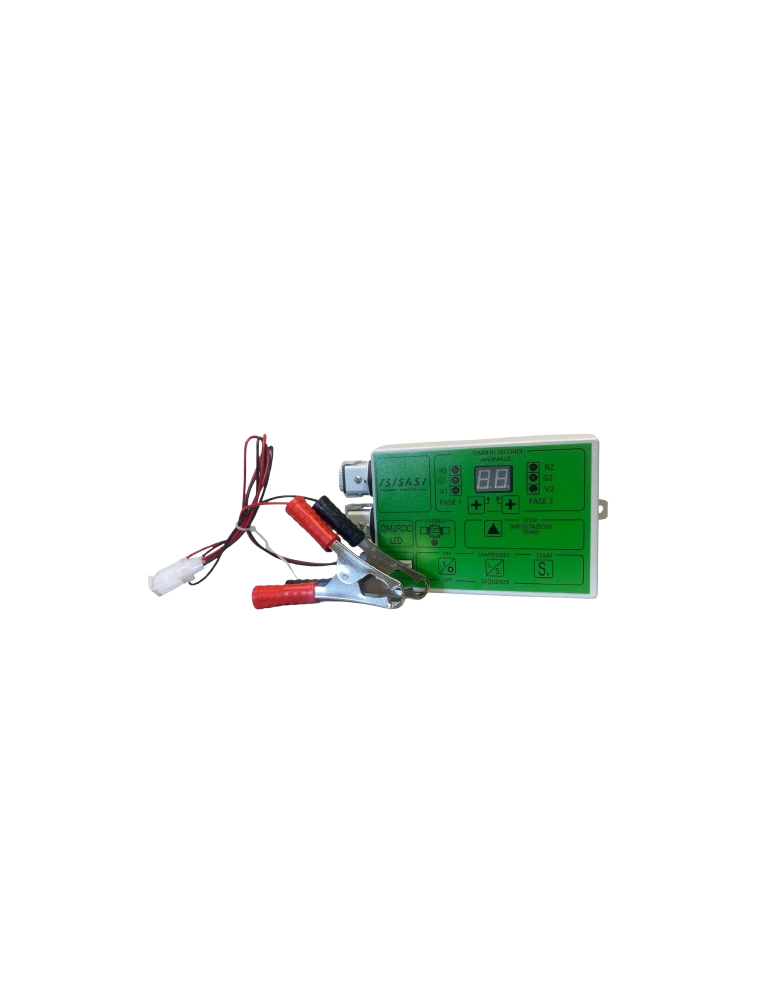 Unité de commande de remplacement pour un feu de circulation mobile pour chantier de construction à LED sans fil