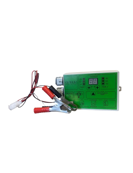 Unité de commande de remplacement pour un feu de circulation mobile pour chantier de construction à LED sans fil