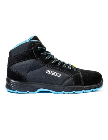 High safety shoe Sparco black and blue 2