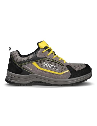 Low safety shoe Sparco grey and yellow 2