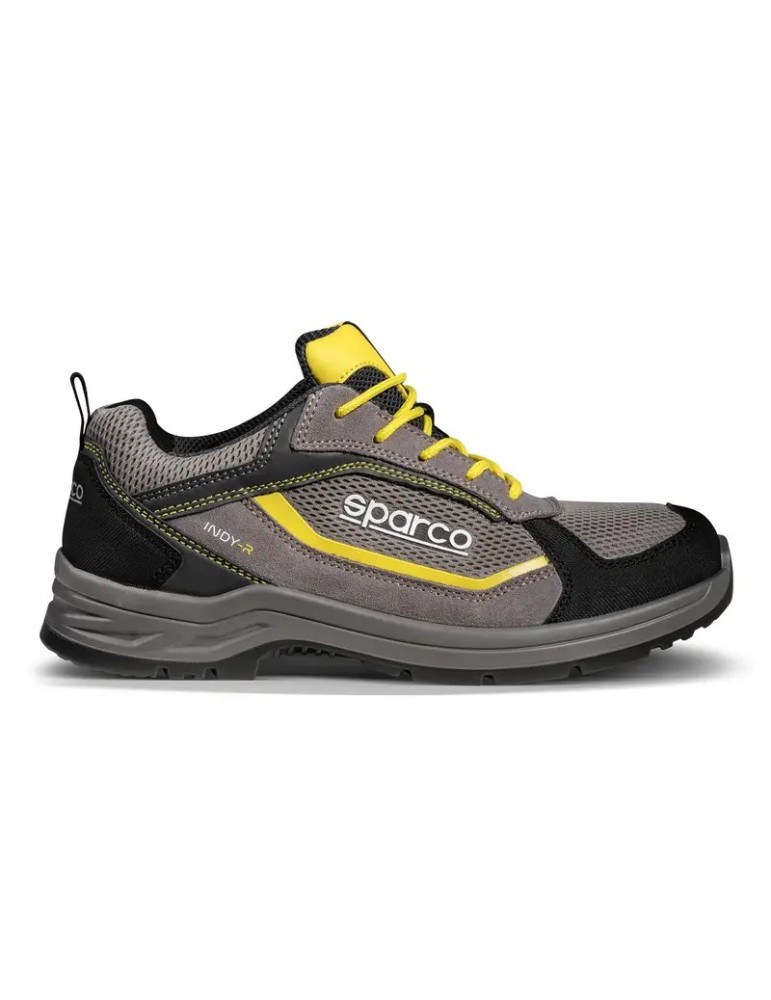 Sparco Zapatilla de seguridad ESD S1PS SR FO Edmonton Grey & Yellow