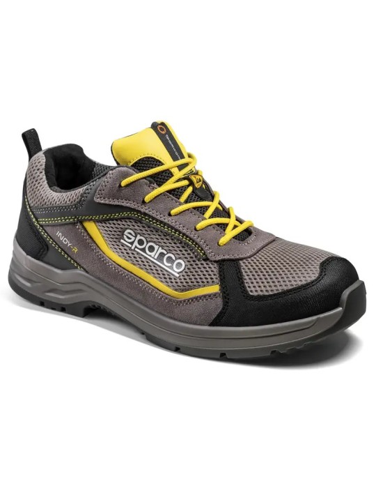 Niedrige Sicherheitsschuhe Sparco grau und gelb