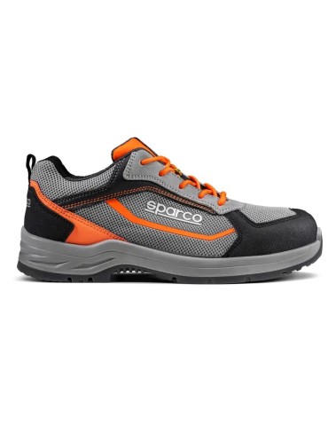 Niedrige Sicherheitsschuhe Sparco grau und orange 2