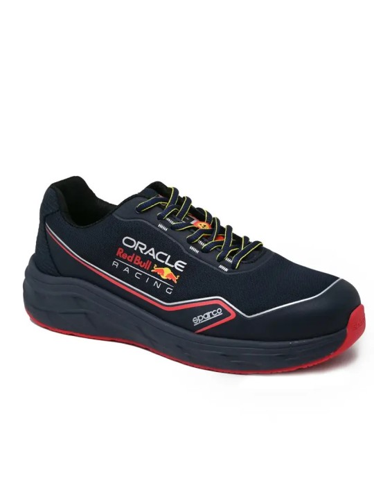 Low safety shoe Sparco blue and red