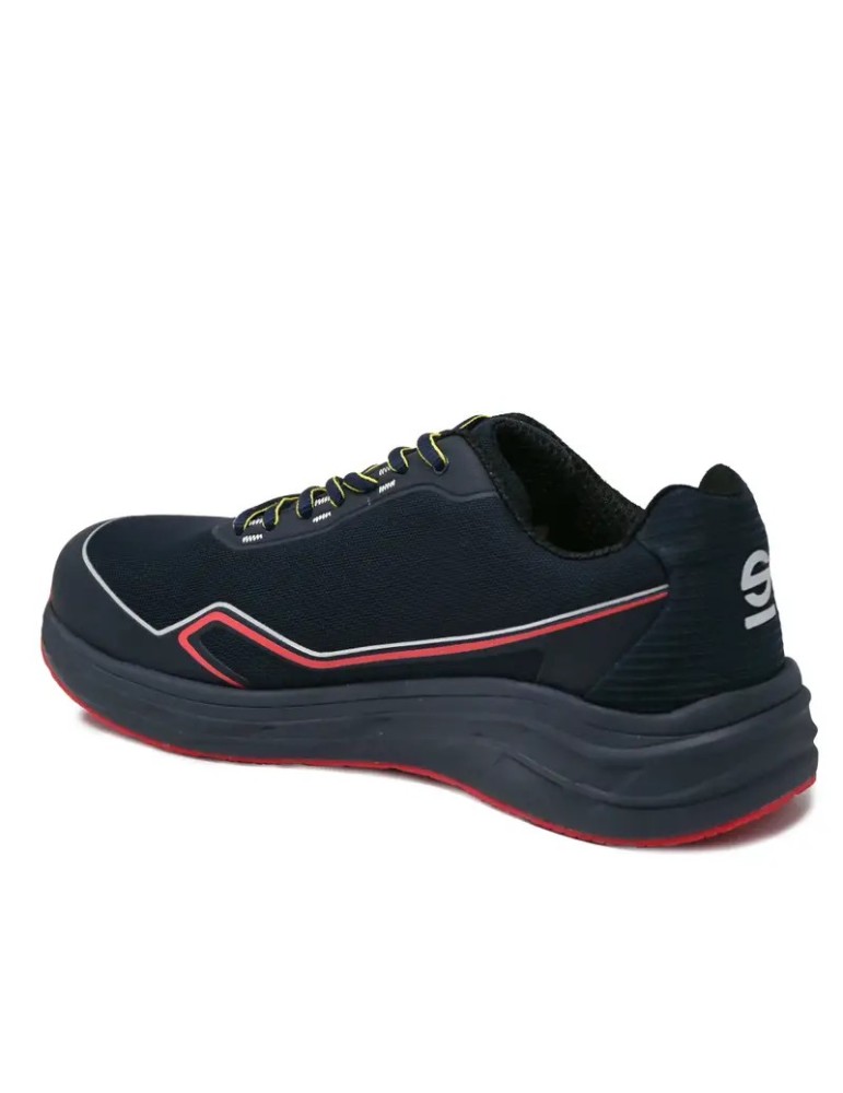 Scarpa bassa antinfortunistica Sparco Milton blu e rossa ESD S1PS SR HRO