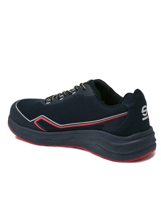 Scarpa bassa antinfortunistica Sparco Milton blu e rossa ESD S1PS SR HRO