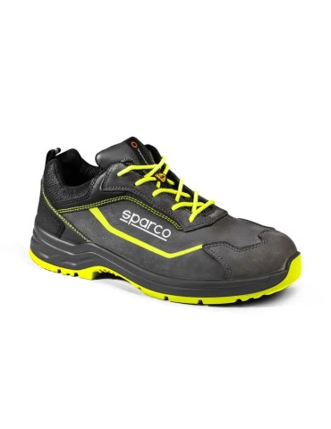 Low safety shoe Sparco black and yellow 2