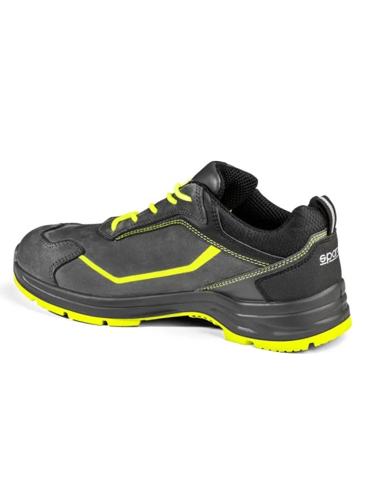 Scarpa bassa antinfortunistica Sparco Conor nera e gialla ESD S3S SR FO LG
