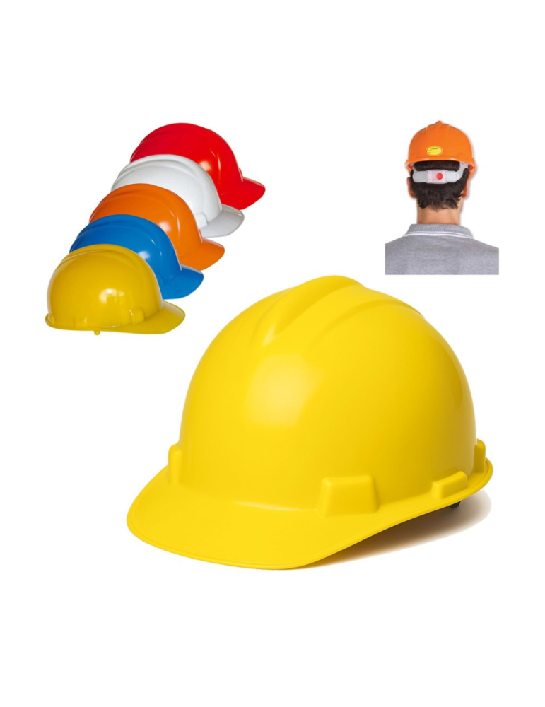 Elmetto giallo Climas Logica in pvc