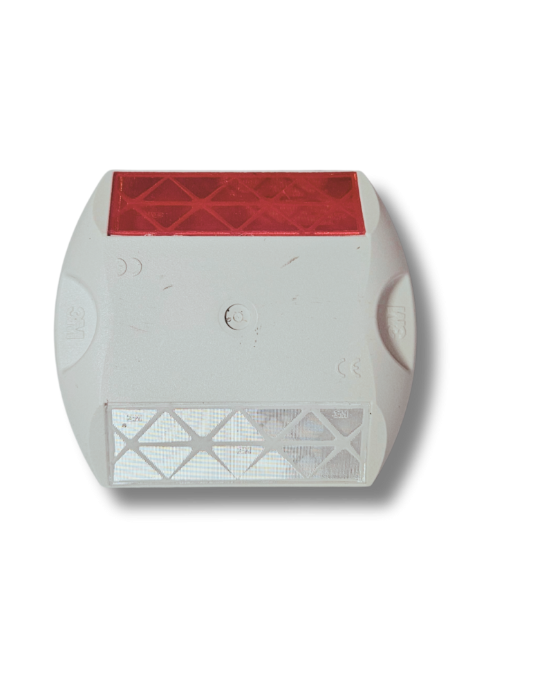 Road markings Double-sided white cat eye retroreflect...