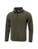 Logica short zip microfleece green