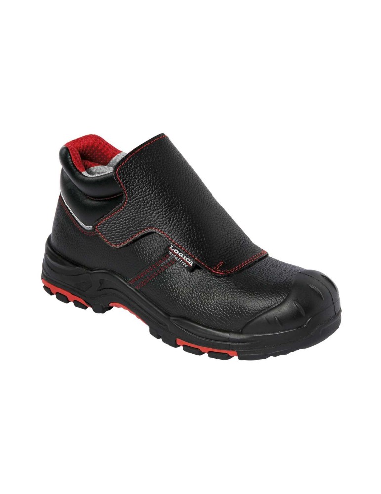 Zapato de seguridad Logica High en cuero negro