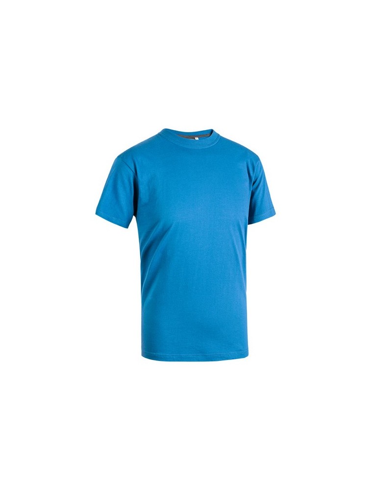 T-shirt à col rond SOCIM bleu de l’atoll Sottozero