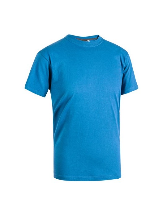 Crewneck T-shirt SOCIM Sottozero atoll blue