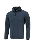Logica blue microfleece with short zip