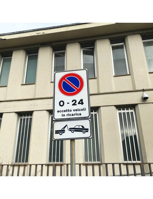 Plaques complémentaires Panneau supplémentaire en tôle 50x25 mod. 6/m...