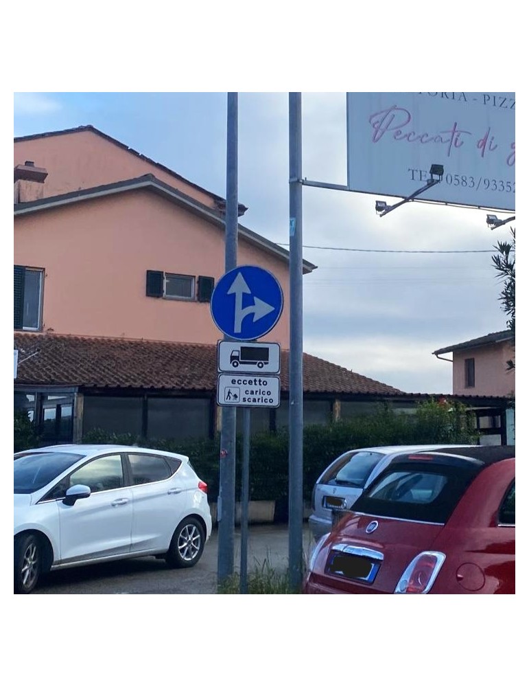 Erlaubte Wegbeschreibung Rechts und Rechts Scheibe