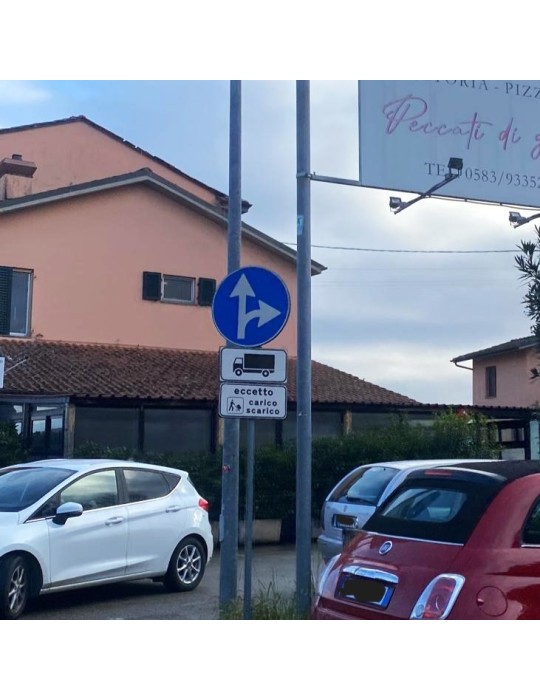 Erlaubte Wegbeschreibung Rechts und Rechts Scheibe