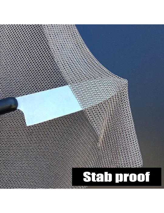 Aluminiumschürze mit verstellbaren Riemen aus Logica-Stoff