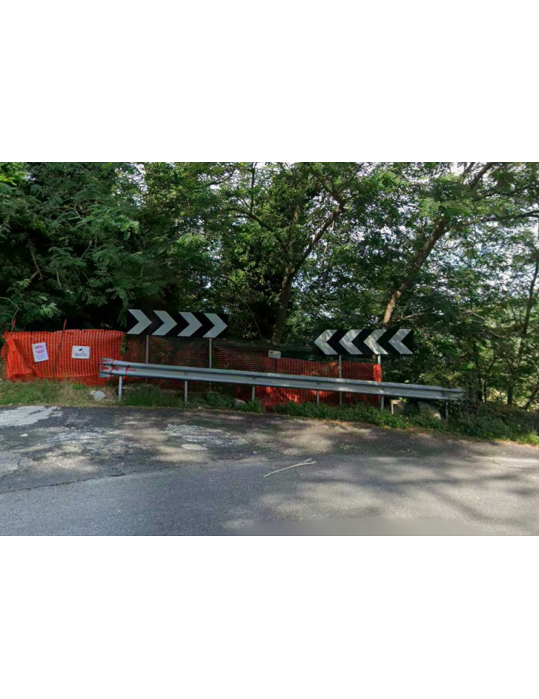 Platte in Blech Klasse 1 240x60, Abb. 466 " Abgrenzung einer engen Kurve oder Haarnadelbiegung"