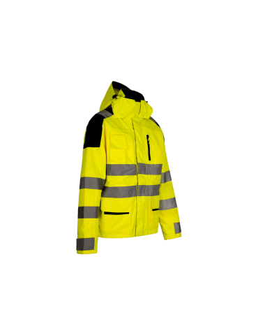 Arbeitsjacke "Backer" gelber Fluo 2