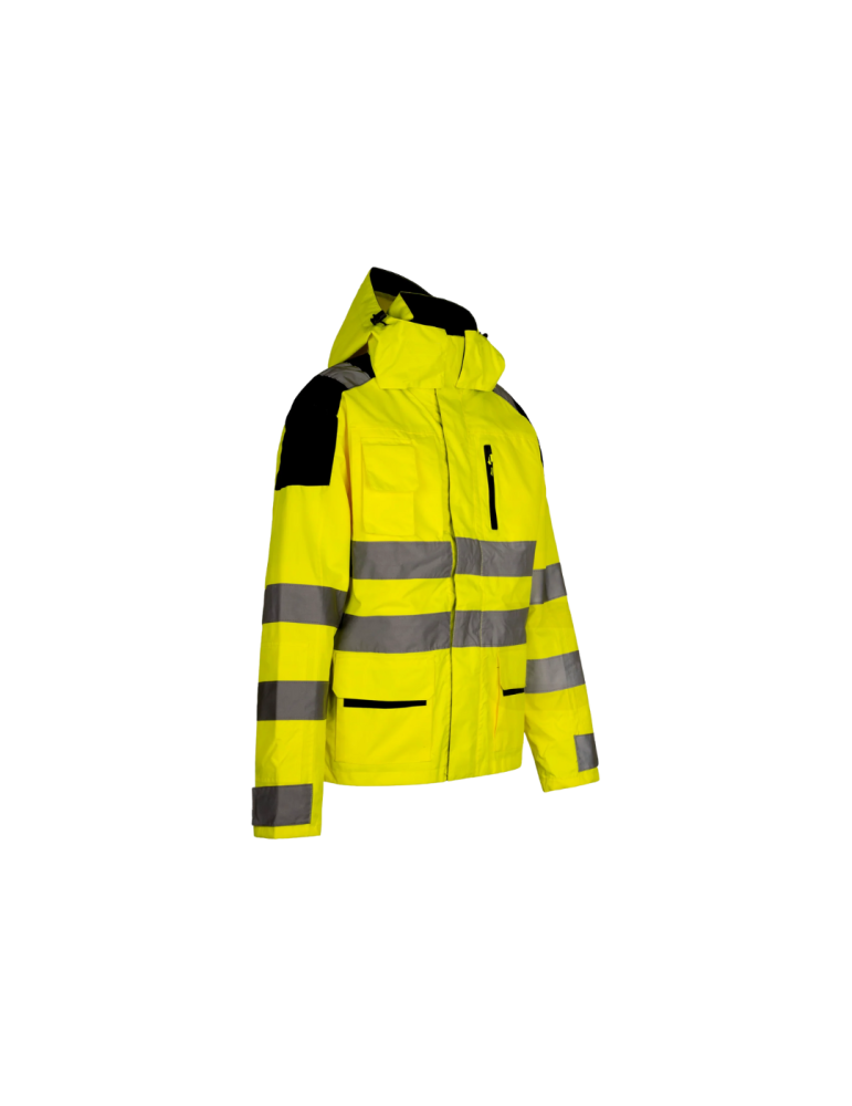 Veste de travail de soutien de la U-power jaune fluo HL162YF