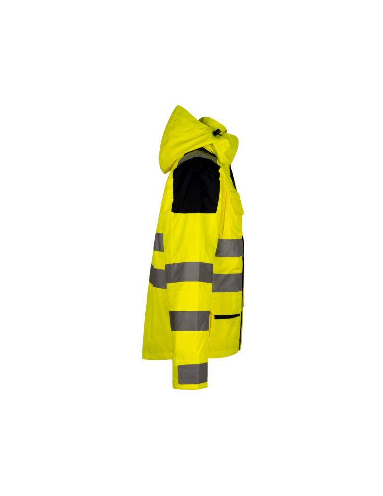 High visibility Fluo yellow backer work jacket from U-power