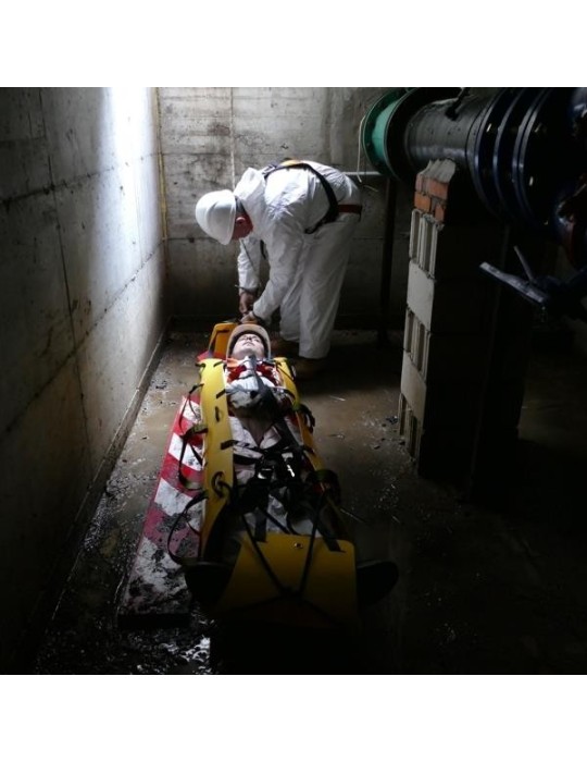 Medical devices Rollable stretcher for recovery yellow diam. 245x6...