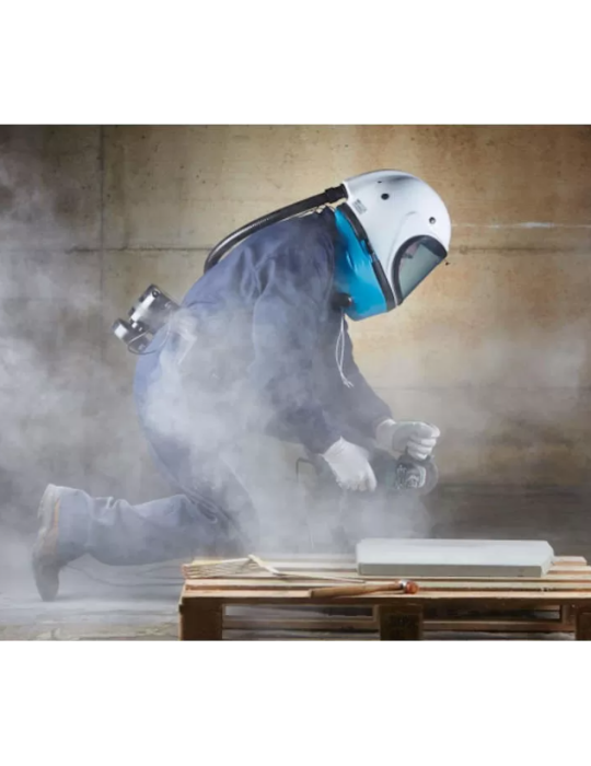 Casco elettrorespiratore con autonomia di 8h categoria III K80S-T8 Logica