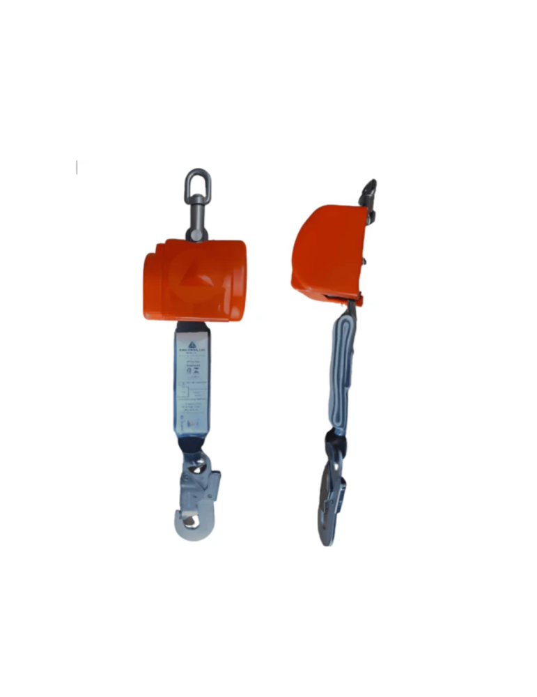 Anti-chute auto-rétractable Delta Plus entraînée par courroie avec dissipateur d’énergie