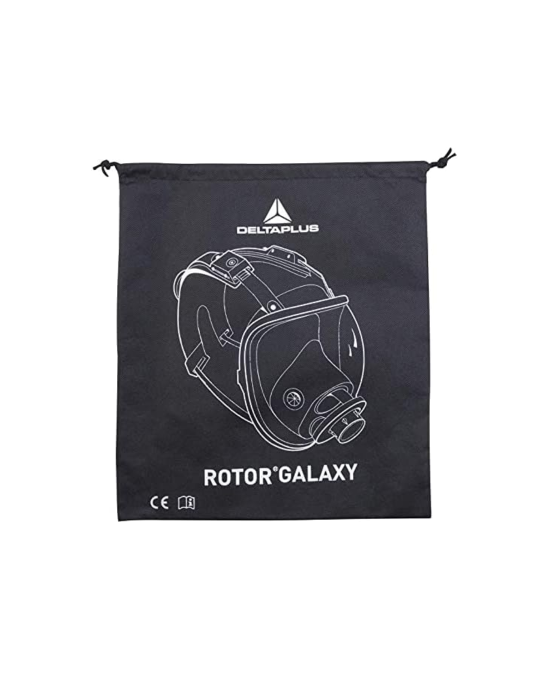 Masque respiratoire en silicone intégral Delta Plus avec fermeture de sangle et visière en polycarbonate M9300STRAP