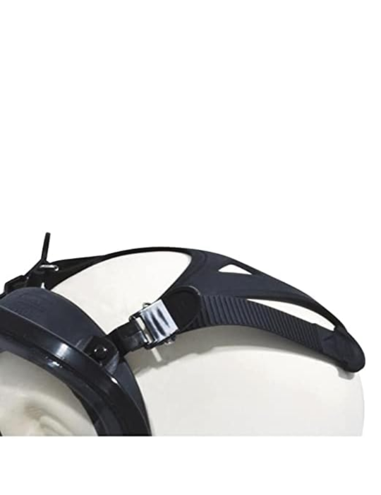 Masque respiratoire en silicone intégral Delta Plus avec fermeture de sangle et visière en polycarbonate M9300STRAP