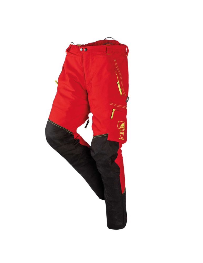 Pantalone antitaglio classe 1 rosso/nero 1XRP