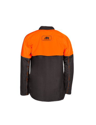 Klasse 1 Anti-Cut-Jacke orange/grau 2