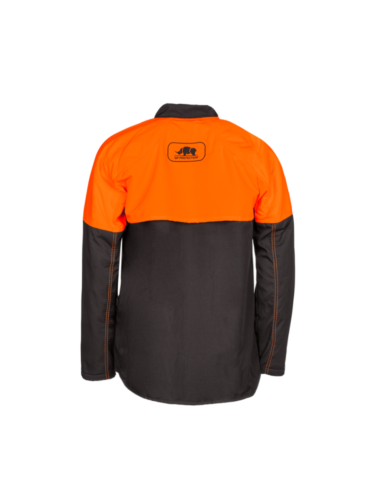 Orange-graue Anti-Cut-Jacke Klasse 1 Baseprog1 Logica