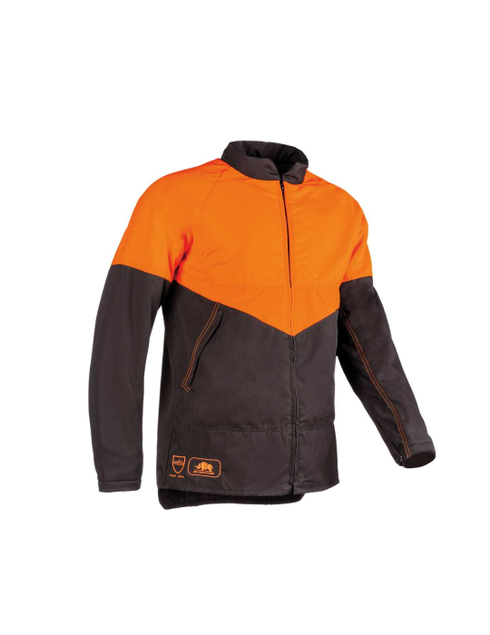 Giacca antitaglio arancio e grigio classe 1 Baseprog1 Logica