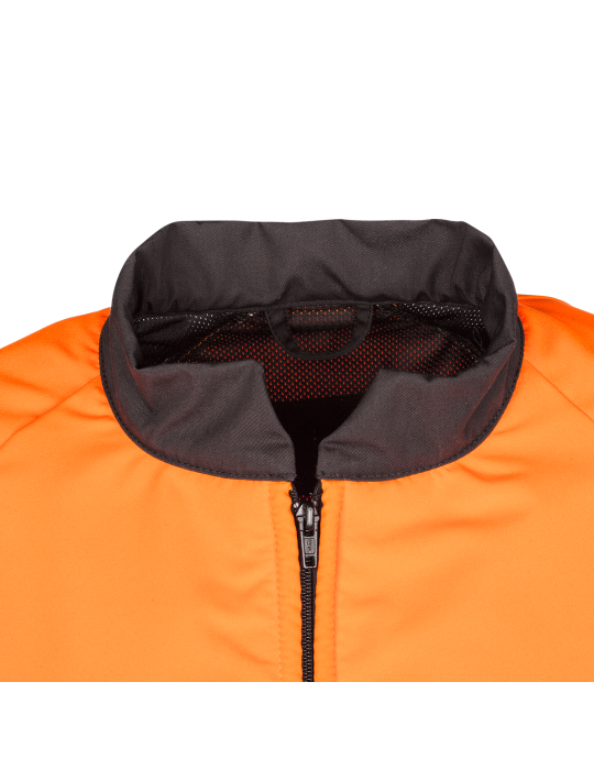Orange-graue Anti-Cut-Jacke Klasse 1 Baseprog1 Logica