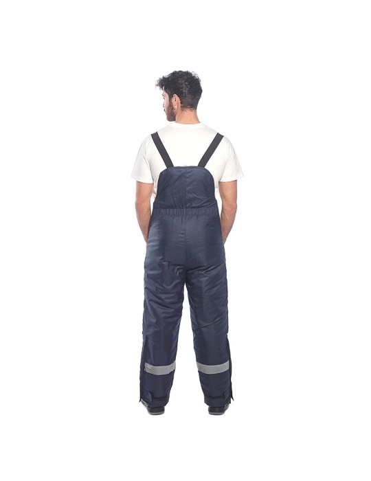 Short Logica Oxford bleu avec rembourrage thermique et imperméabilisation