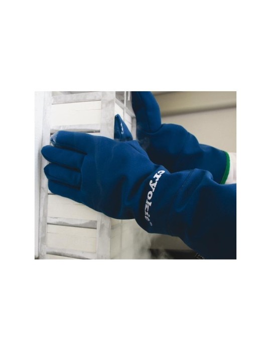 Kryogene Handschuhe aus elastischem Verbundstoff mit spezieller Laminierung und wasserdichter Beschichtung mit thermischer Auskl