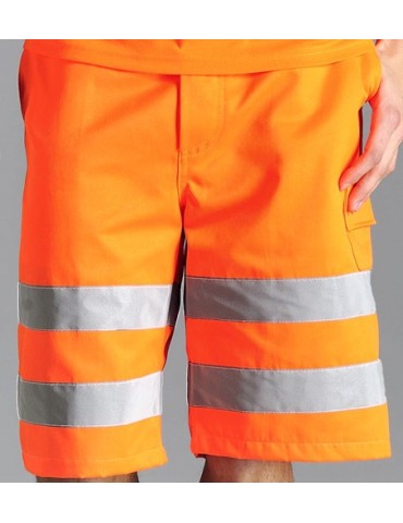 Hochsichtbare Bermuda-Shorts SOCIM Sottozero-Orange 2