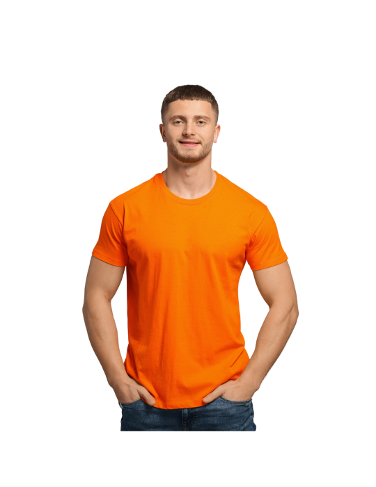 T-shirts - shirts - polo shirts SKY ORANGE CREWNECK T-SHIRT of the SOCIM