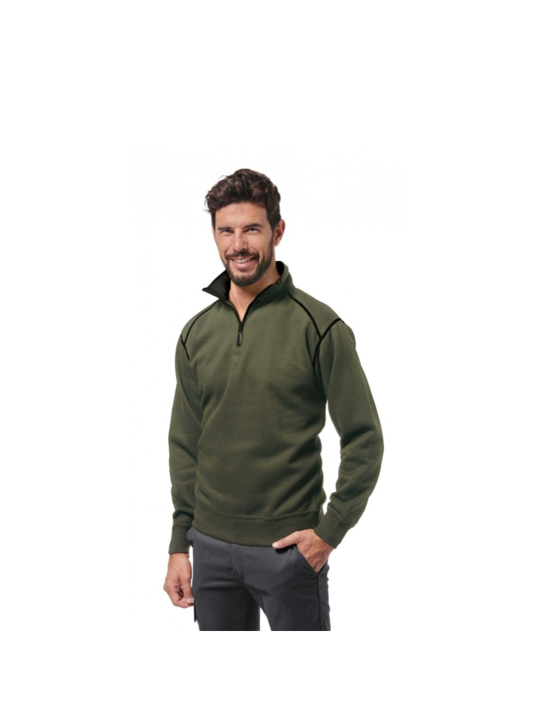 Green fleece sweatshirt