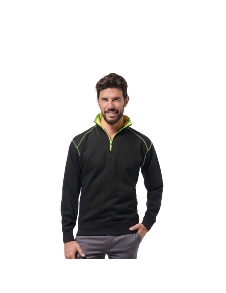 Men's black winter sweatshirt