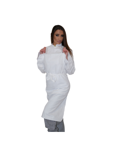 Apron 110x90 greaseproof rubber white 2