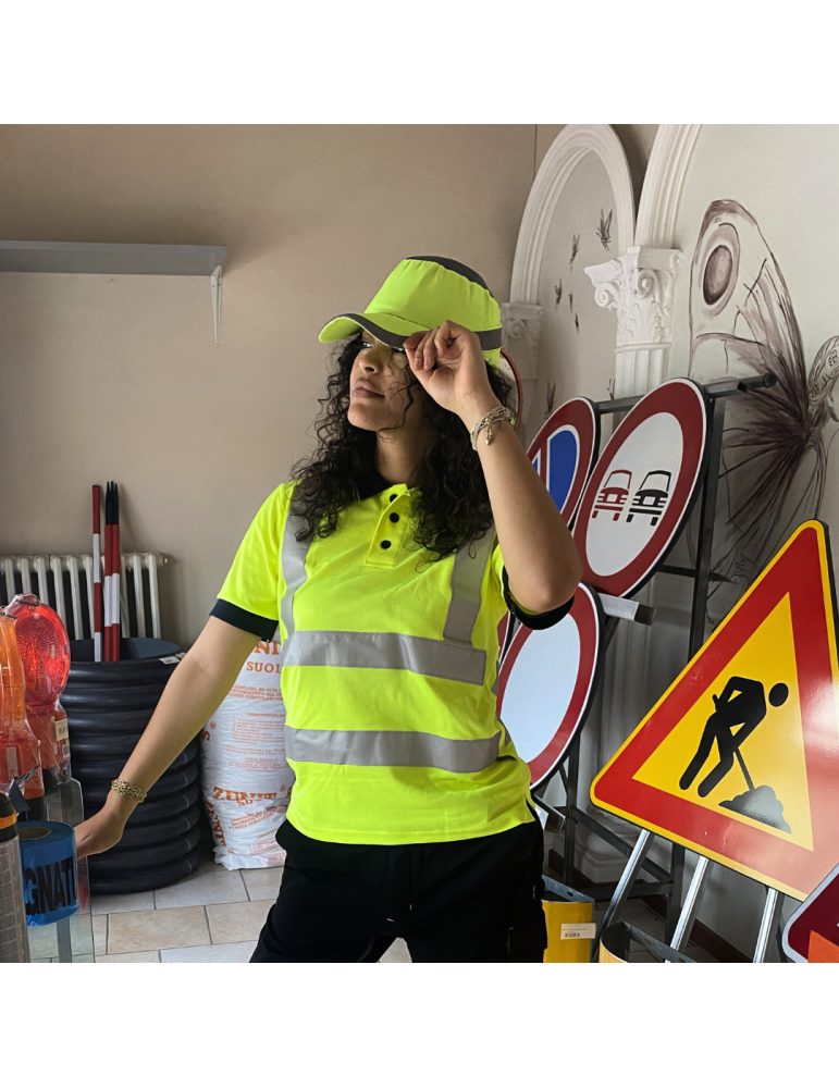 Arbeitshelme Fluo gelber stoßsicherer Helm von GUANTIFICIO S...