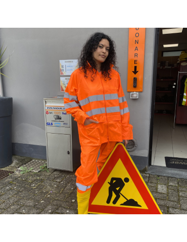 Hochsichtbarer wasserdichter Anzug 2