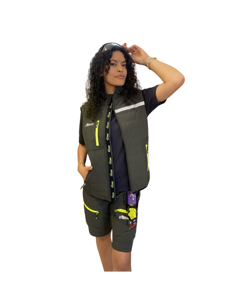 u-power Wall Vest Water Repellent Dark Green FU278DG