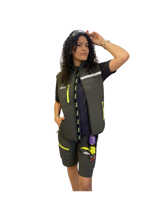 u-power Wall Vest Water Repellent Dark Green FU278DG