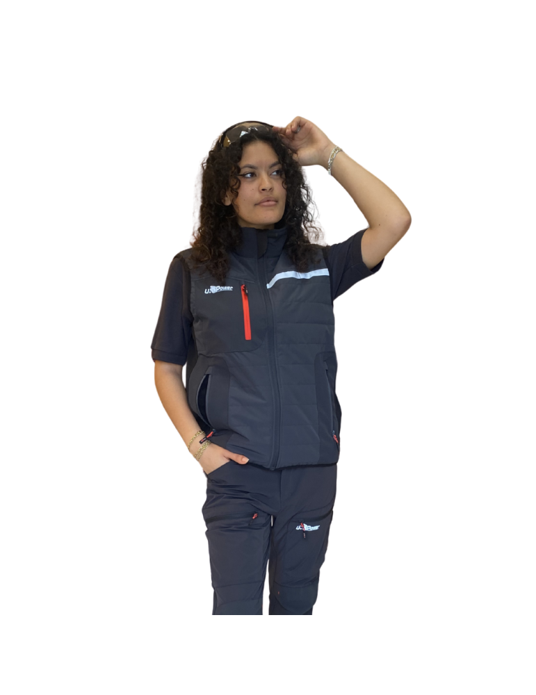 u-power Chaleco Repelente al Agua de Muro Asfáltico Gris FU278AG